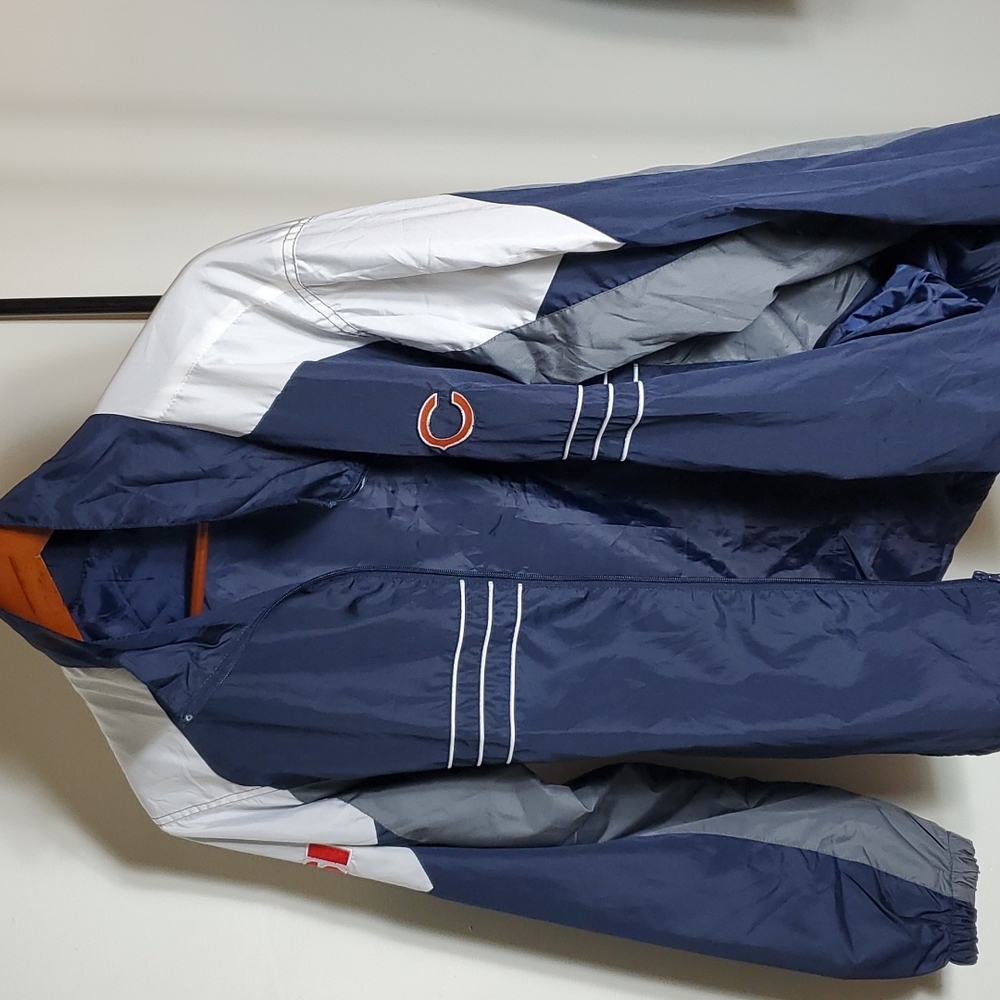 Chicago Bears sports illustrated NFL windbreaker. Sz L